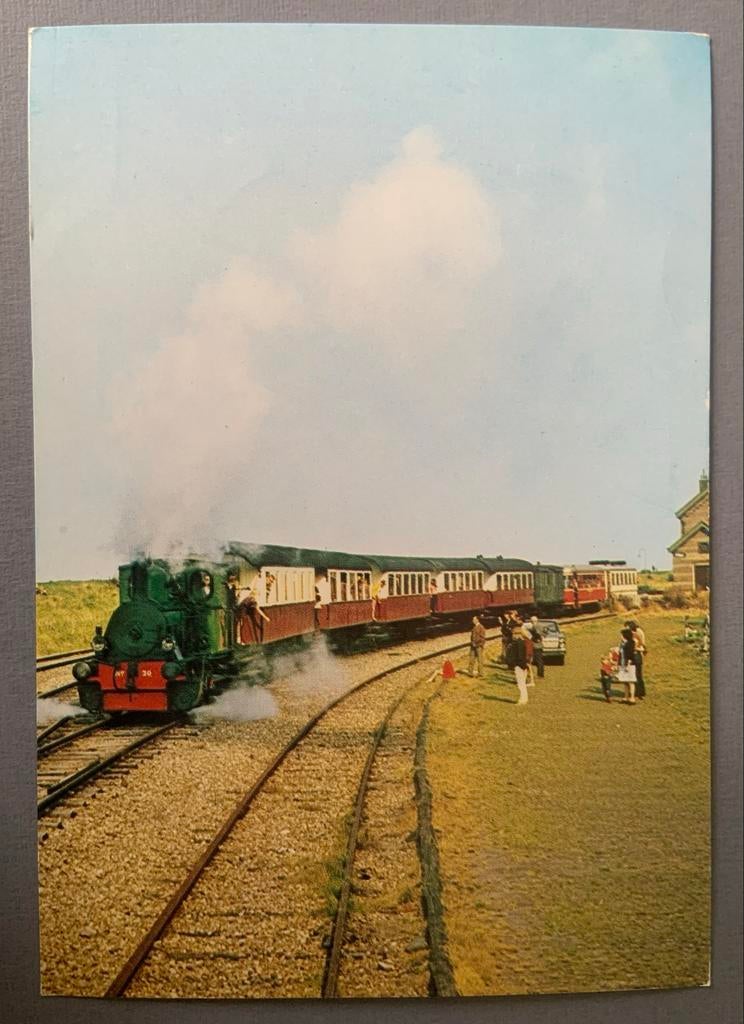 Stoomlocomotief 30 ev Gem. Gasfabriek Rotterdam, Verzamelen, Ophalen of Verzenden, Zo goed als nieuw, Tram, Kaart of Prent