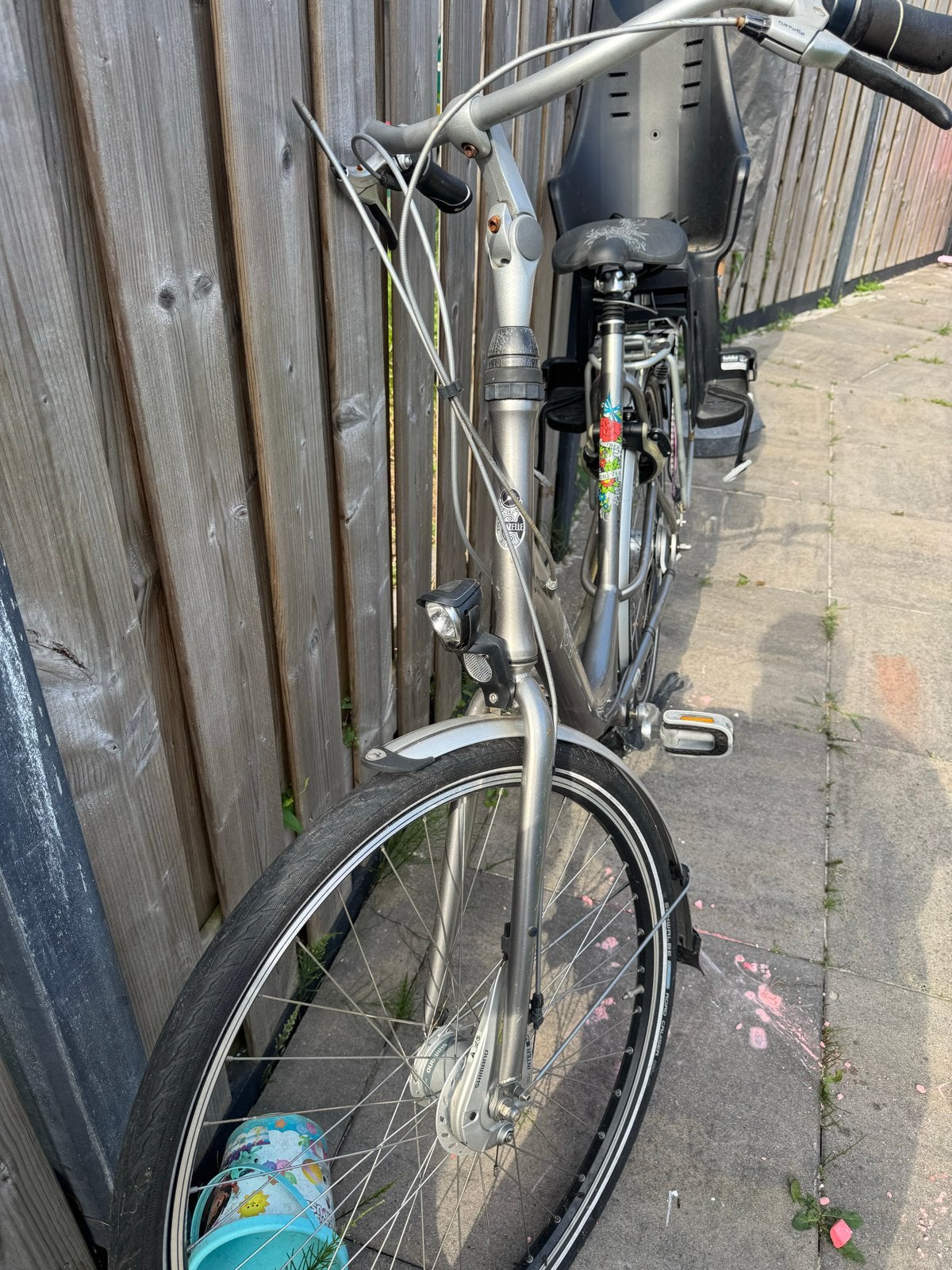 Gazelle fiets  met kinderzitje - Zo goed als nieuw, Fietsen en Brommers, Ophalen, Velgrem, 56 cm of meer, Gazelle