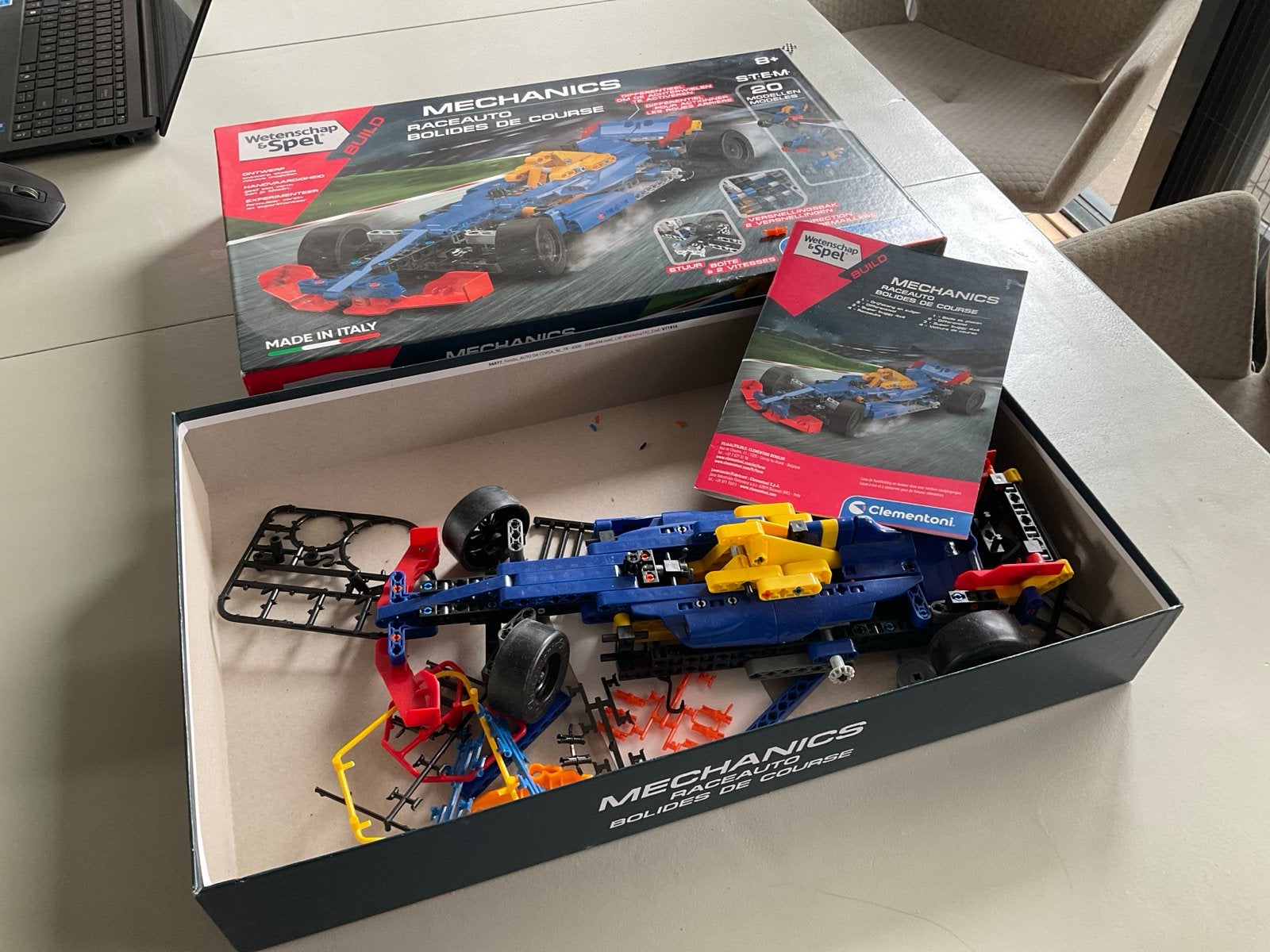Clementoni Mechanics Raceauto Bouwpakket, Ophalen of Verzenden, Zo goed als nieuw, Overige merken