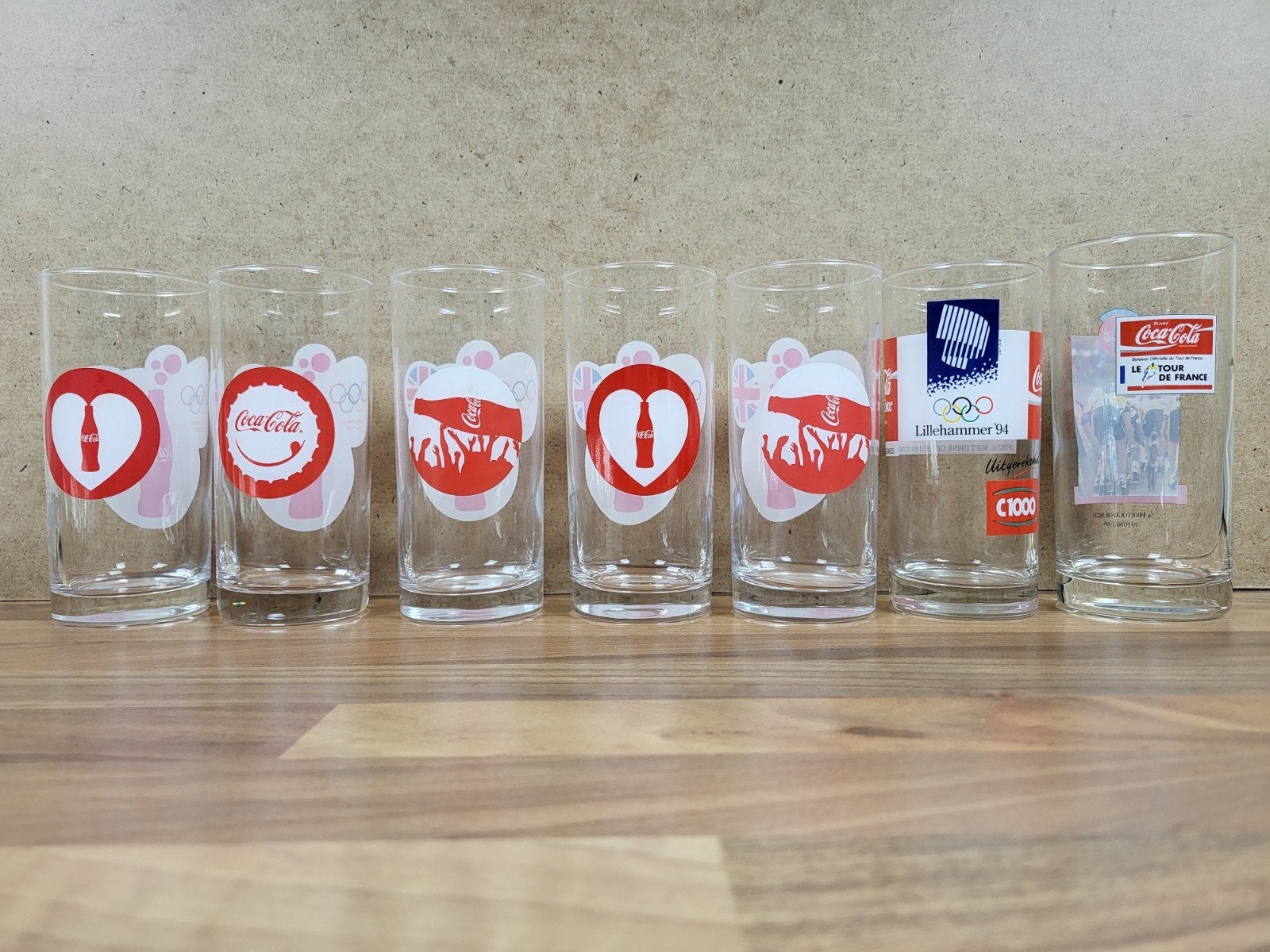 Coca-Cola Glazen Collectie - Diverse Uitvoeringen, Ophalen of Verzenden, Gebruikt