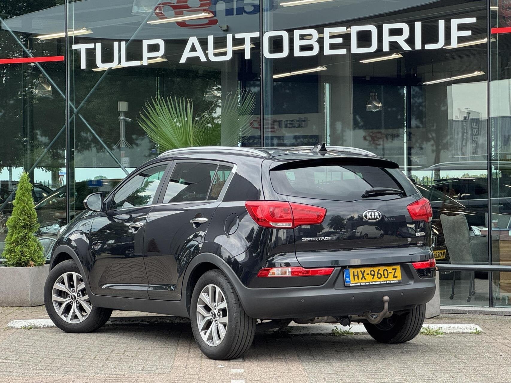 Kia Sportage 1.6 GDI X-treme ComfortLine bj 2016 Leder Navi, Auto's, Voorwielaandrijving, 4 cilinders, Zwart, SUV of Terreinwagen