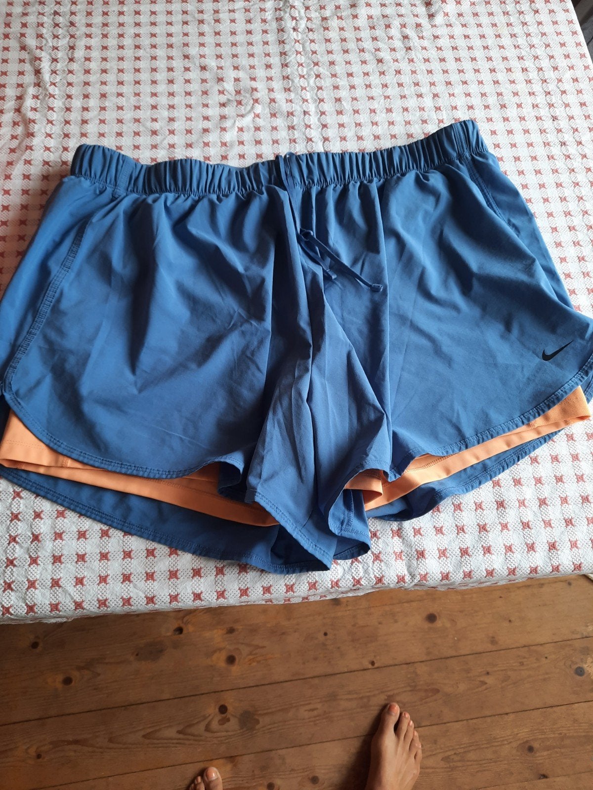 Nieuw nike sport broekje- korte broek 3 x xl, Ophalen of Verzenden, Zo goed als nieuw, Maat 46/48 (XL) of groter, Blauw
