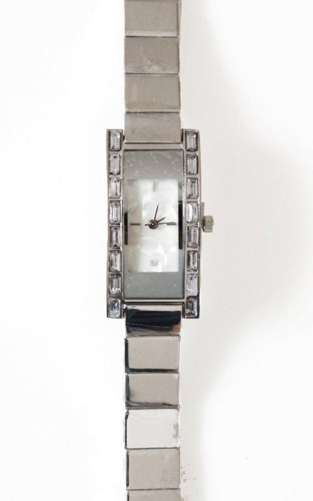 Nieuw elegant zilverkleurig dameshorloge met strass – lbvyr, Sieraden, Tassen en Uiterlijk, Horloges | Dames, Overige merken, Overige materialen