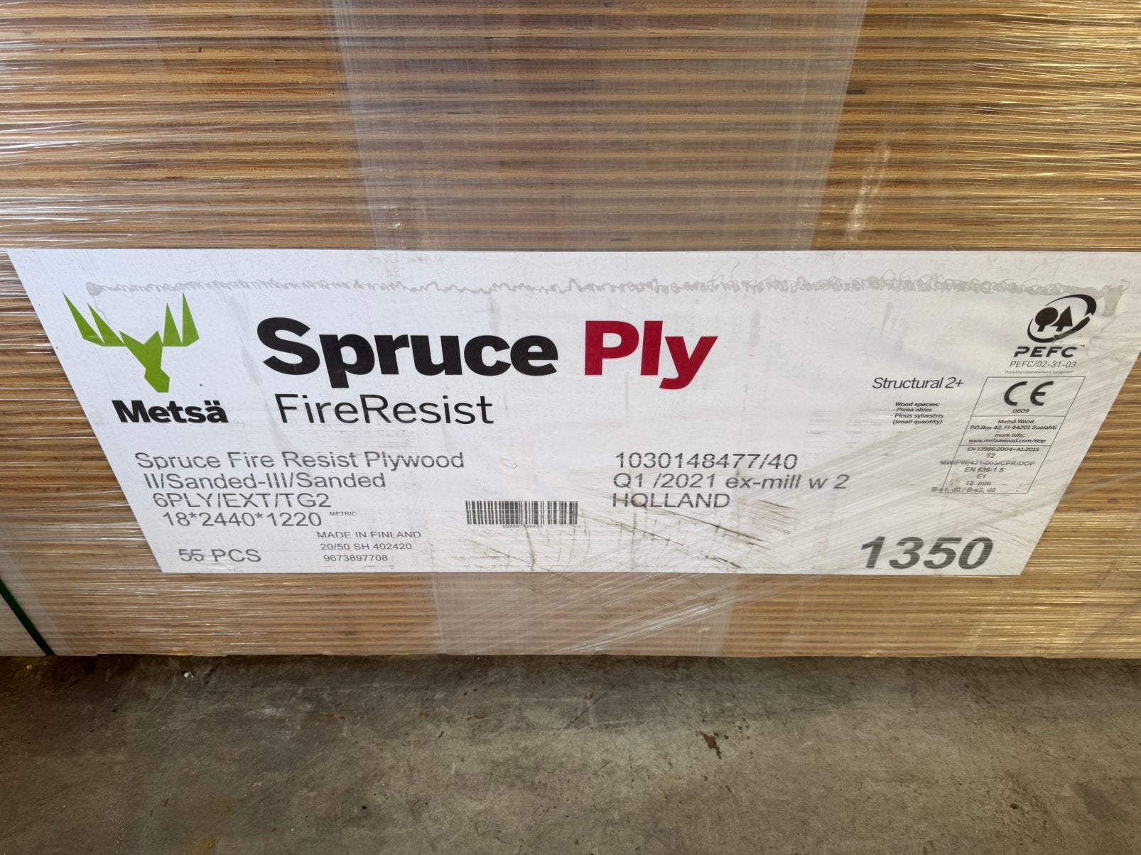 Brandvertragende underlayment platen 18mm dik, Ophalen, Overige materialen, Minder dan 20 mm, Nieuw