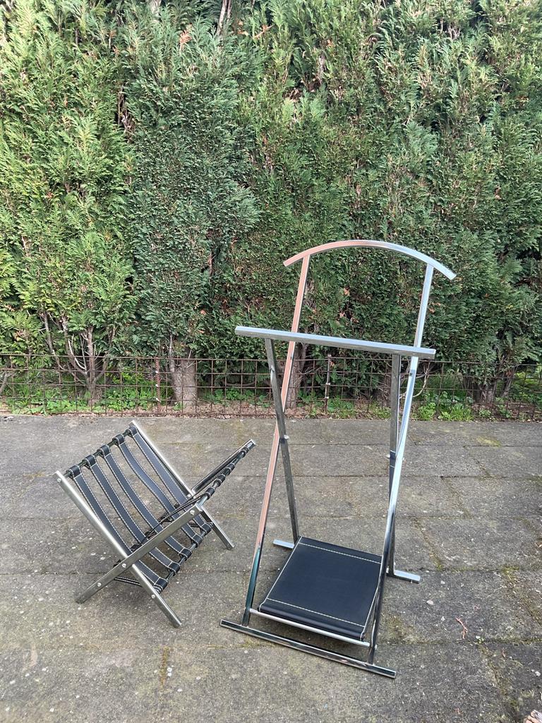 Dressboy/ kledingstandaard + staande mand, Huis en Inrichting, Woonaccessoires | Overige, Ophalen, Gebruikt