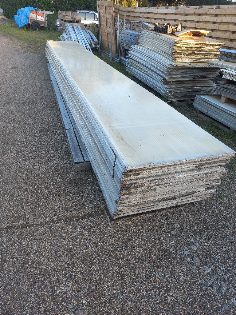 60x Polycarbonaat 7.8 m x 98 cm dikte 16 mm 0612954942, Doe-het-zelf en Verbouw, Ophalen, Gebruikt, Overige materialen, Minder dan 20 mm