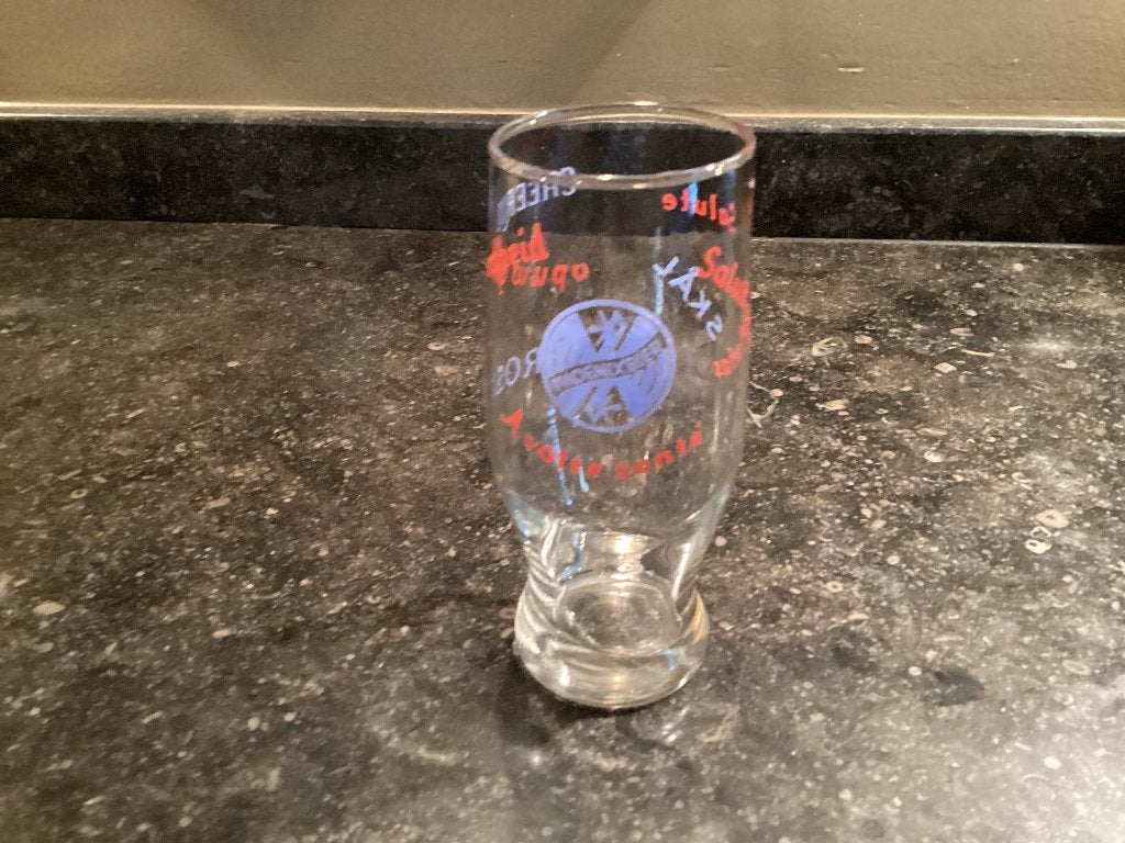 Bierglas Phoenix brouwerij amersfoort, Verzamelen, Ophalen of Verzenden, Zo goed als nieuw, Glas of Glazen, Overige merken