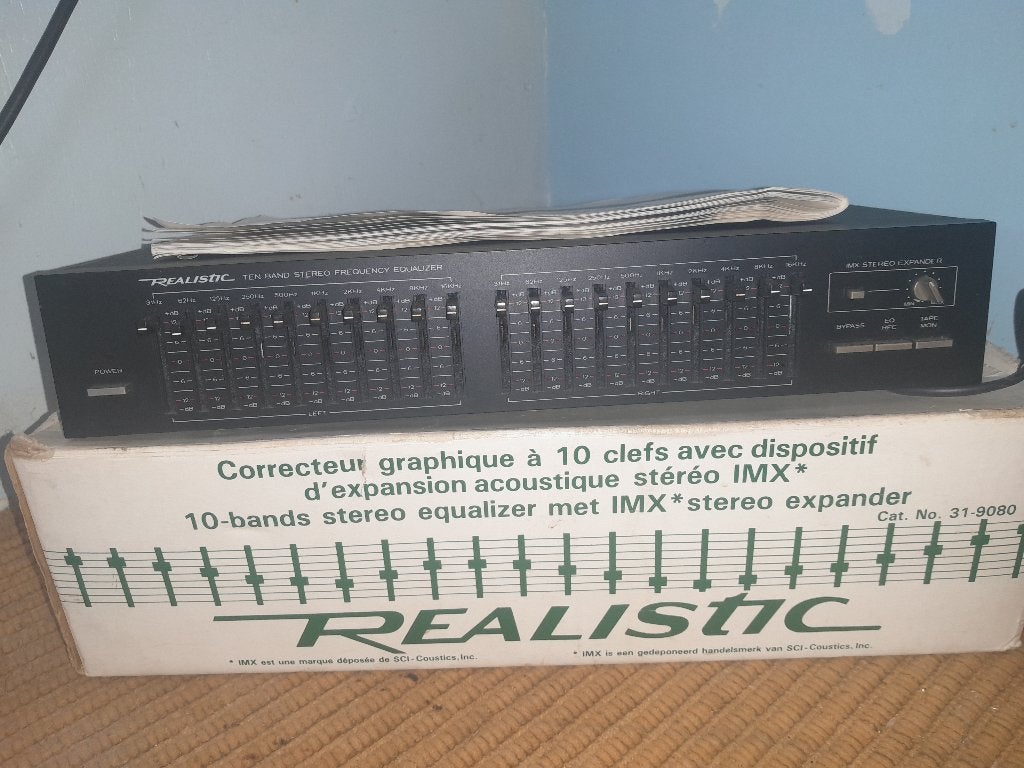 Realistic 31-9080 - Equalizer., Ophalen, Zo goed als nieuw, 120 watt of meer, Overige merken