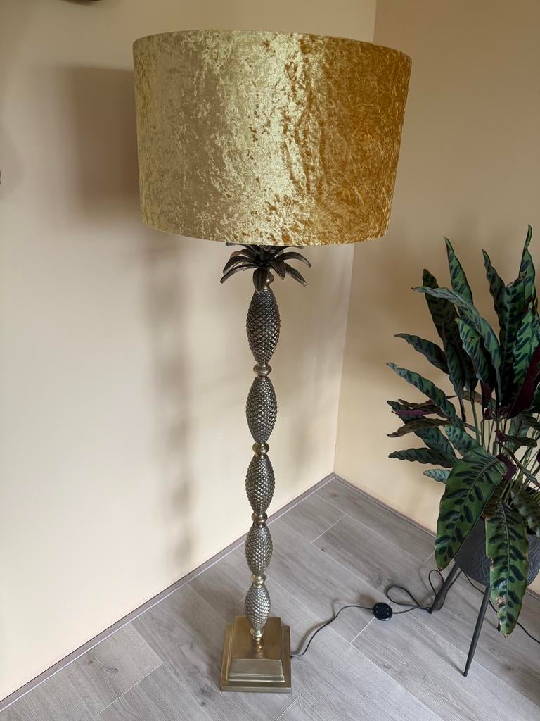 Dutch bone vloerlamp ananas brons in nieuwstaat!, Ophalen of Verzenden, Zo goed als nieuw, 150 tot 200 cm