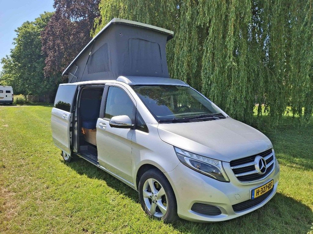 Multifunctionele Mercedes V220d camper, Automaat, Tot en met 2, Mercedes-Benz, Diesel
