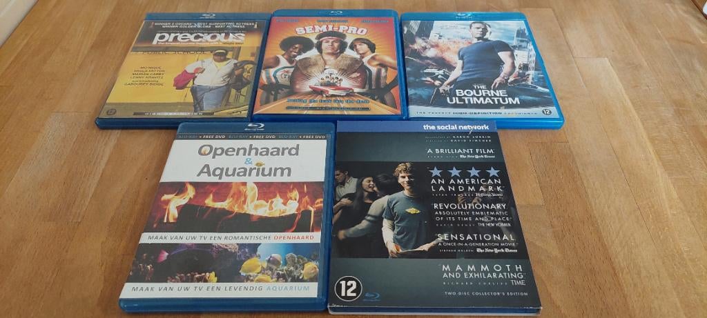 5 blu-ray s, Cd's en Dvd's, Ophalen of Verzenden, Zo goed als nieuw