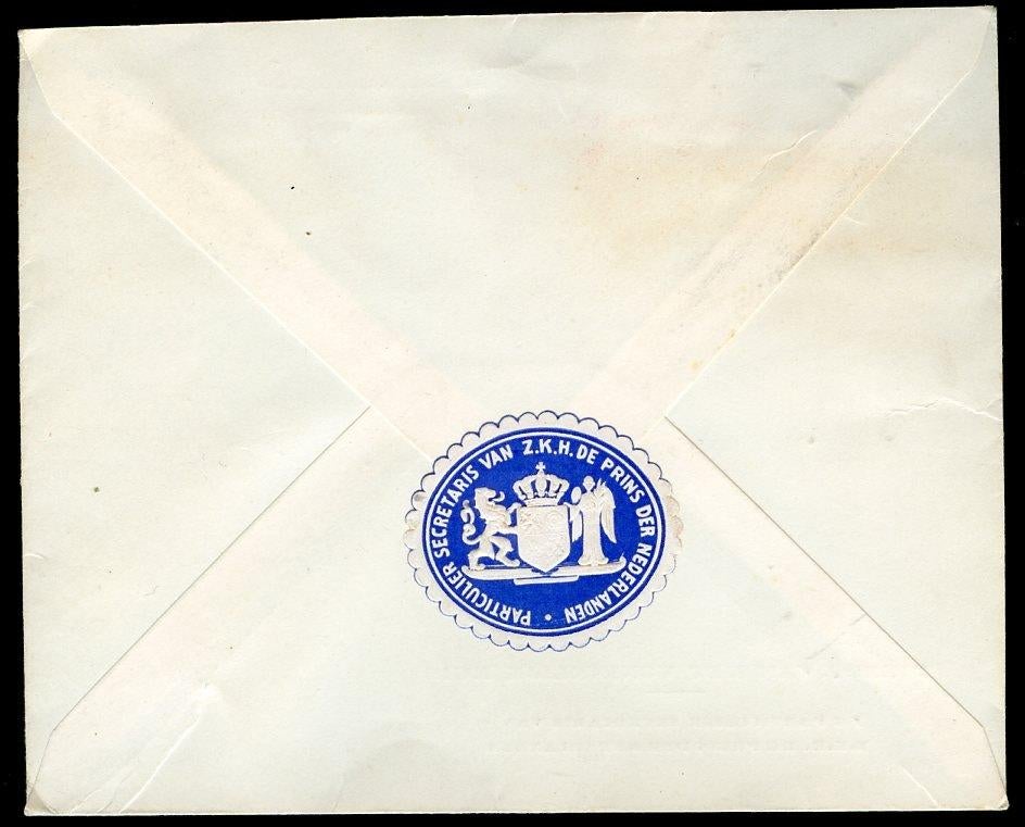 Koninklijk Huis met origineel secretariaatslabel (VK-51), Ophalen, Zo goed als nieuw, Kaart, Foto of Prent