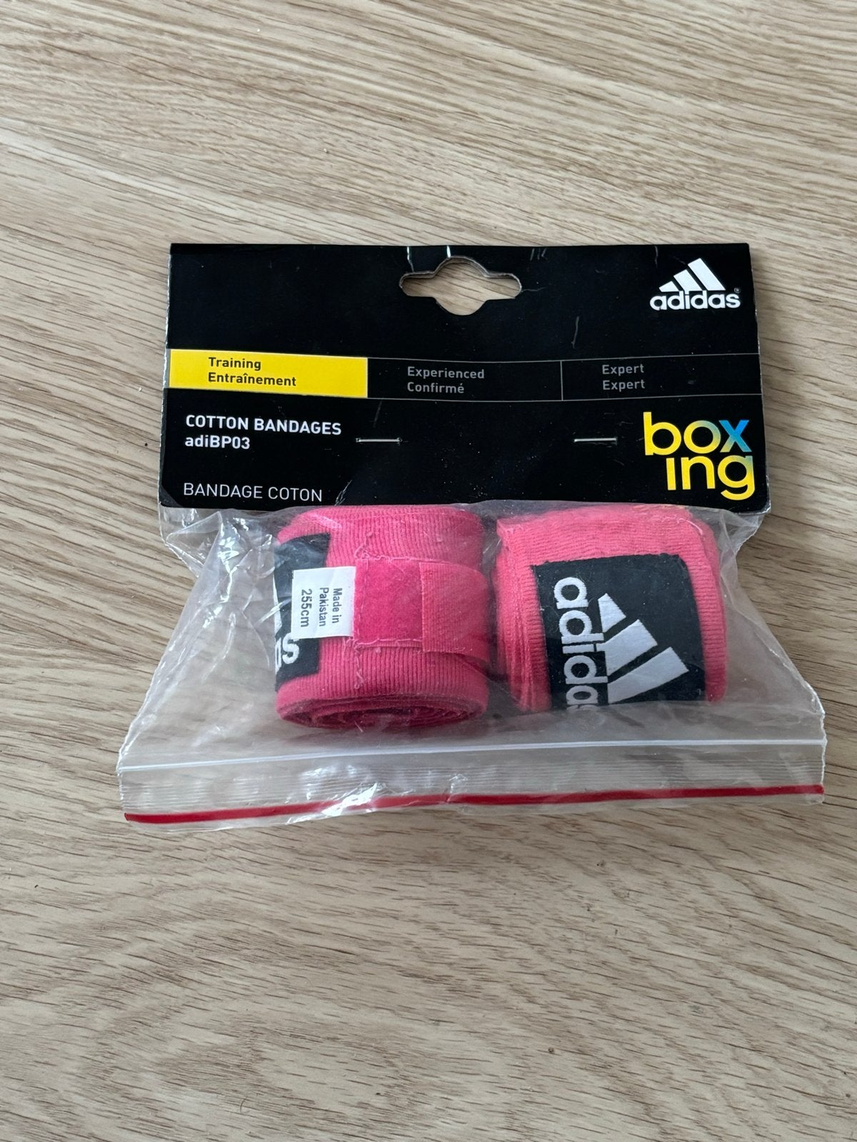 Adidas Boxing Bandages - Roze (2.55m), Overige, Maat XL, Vechtsportbescherming, Ophalen of Verzenden