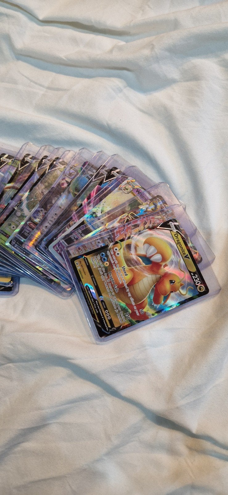 Pokémon V, EX en Vstar kaarten - Diverse selectie, Ophalen of Verzenden, Zo goed als nieuw, Meerdere kaarten, Foil