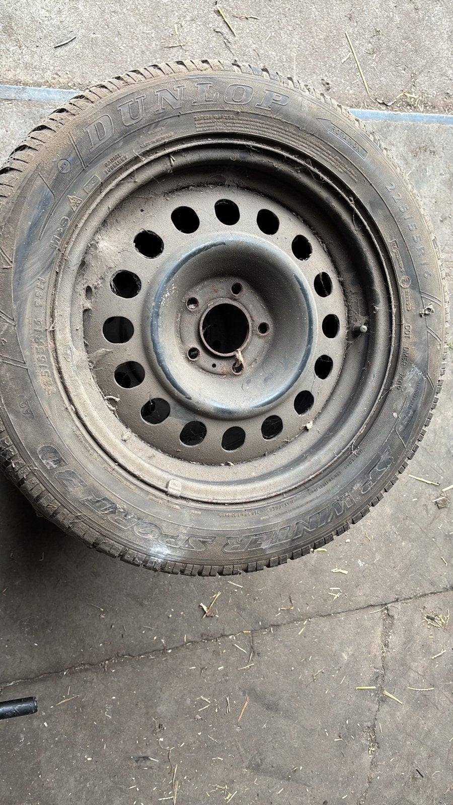 5x108 225 55 R16 winterset, Ophalen