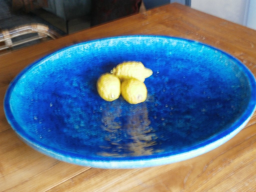 zeer grote zware schaal / fruitschaal, Antiek en Kunst, Ophalen