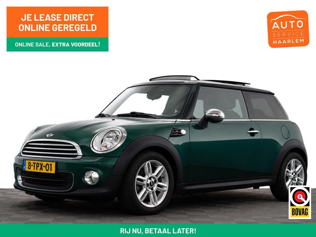 MINI Cooper S look- Panoramadak, BI-Colour Interieur, Naviga, Voorwielaandrijving, Gebruikt, 4 cilinders, Met garantie (alle)