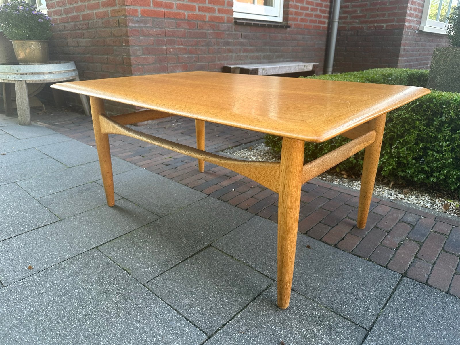 Bovenkamp Salontafel - Mid-Century Design, Ophalen, Gebruikt, 100 tot 150 cm, Sixties