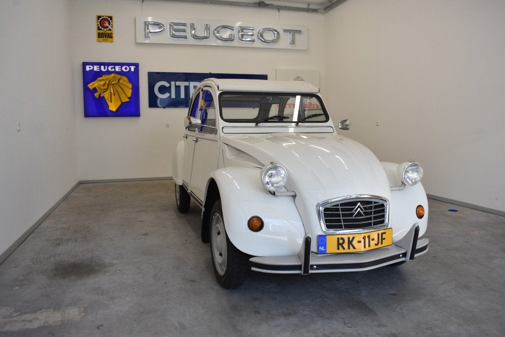 Citroen 2CV 2CV6 CLUB  42.000 Km. 29 Pk., Auto's, 2CV, 29 pk, Wit, Handgeschakeld