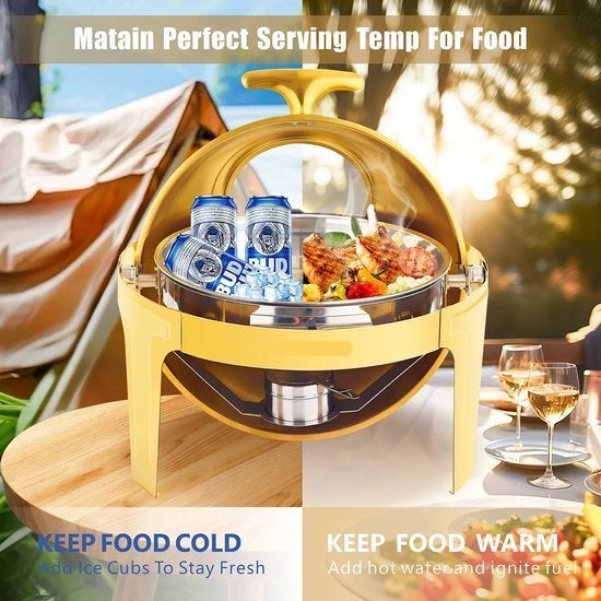 Chafing Dish - Warmhoudplaat - Buffetwarmer - Warmhoudbakken, Corvance B.V., Verzenden, Nieuw, Corvancebol@gmail.com