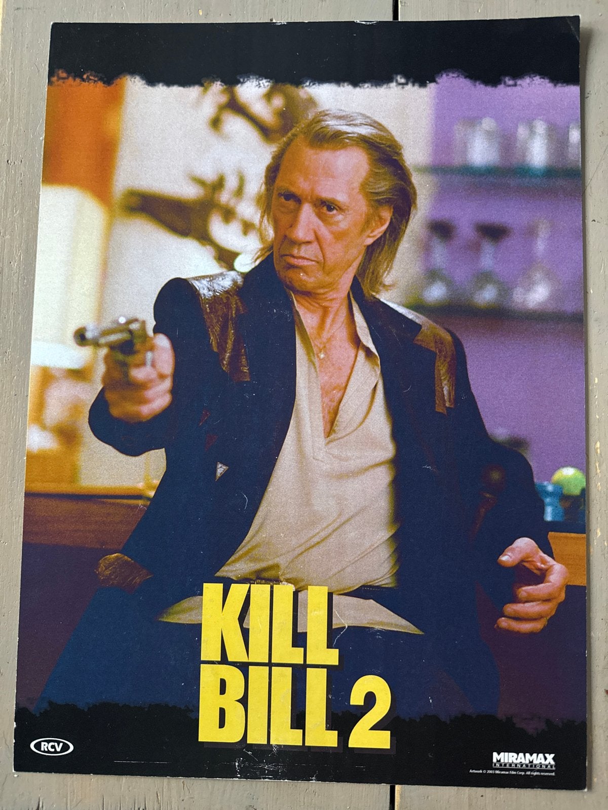 Kill Bill 2 Filmposter - 35x25 David Carradine, Verzamelen, Posters, A4 of kleiner, Ophalen of Verzenden, Film en Tv, Rechthoekig Staand
