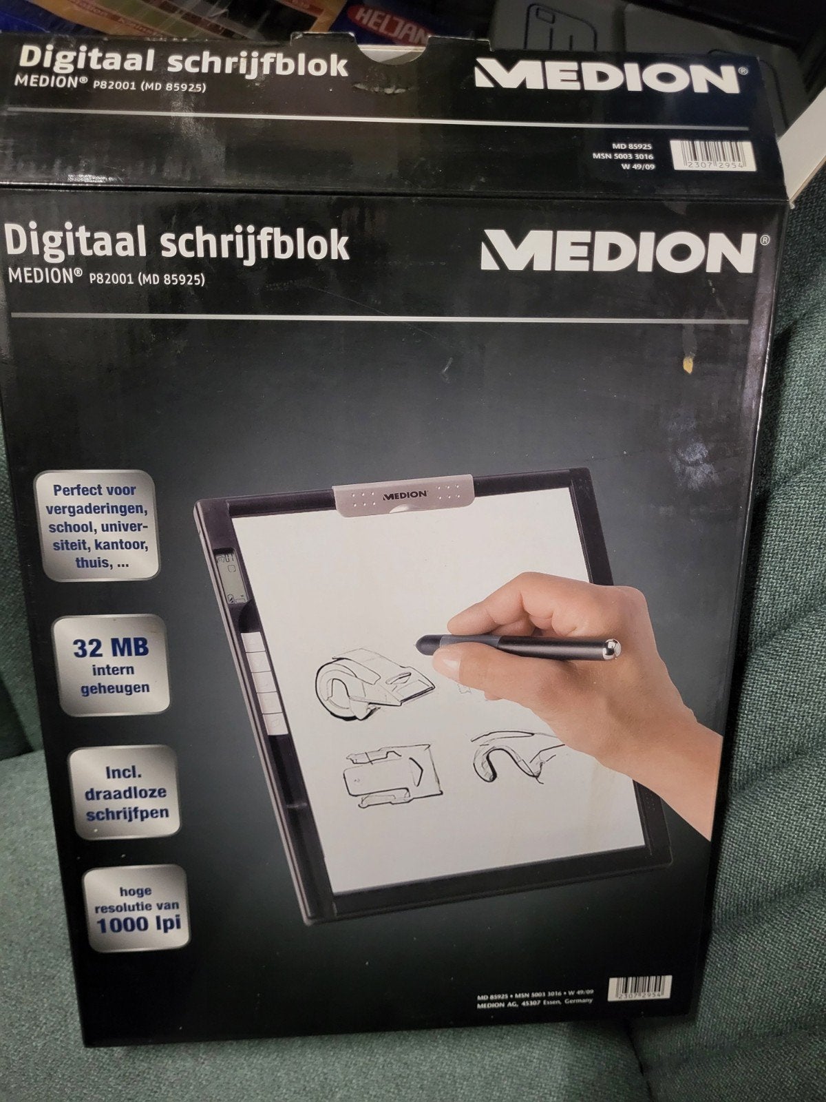 Medion Digitaal Schrijfblok MD 85925 - Nieuwstaat, Computers en Software, Ophalen of Verzenden, Zo goed als nieuw, Draadloos, Medion