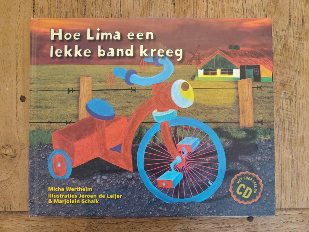 Micha Wertheim - Hoe Lima een lekke band kreeg, Ophalen of Verzenden, Zo goed als nieuw, Micha Wertheim; Jeroen de Leijer; Marjolein Schalk
