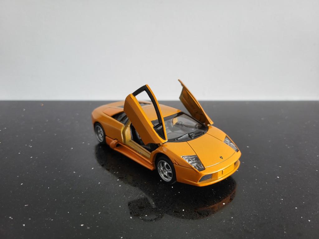 Lamborghini Murcielago Oranje 1/32 NewRay, Ophalen of Verzenden, Zo goed als nieuw, Auto, Overige merken