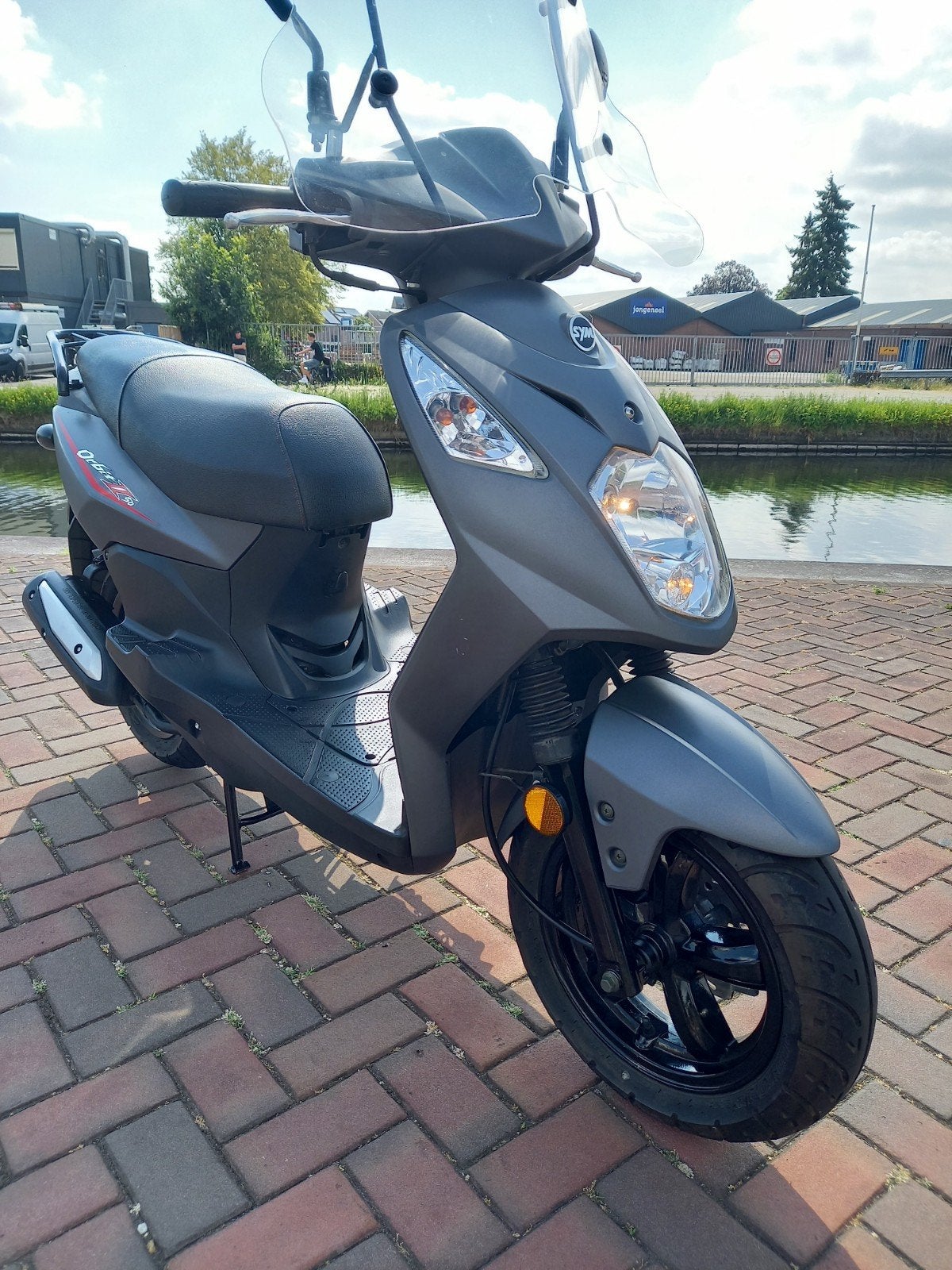 ZGAN Sym Orbit E4 snorscooter, Ophalen, Www.scooterapeldoorn.nl, Vlijtseweg 17-2, 7317 AC. APELDOORN, Sym