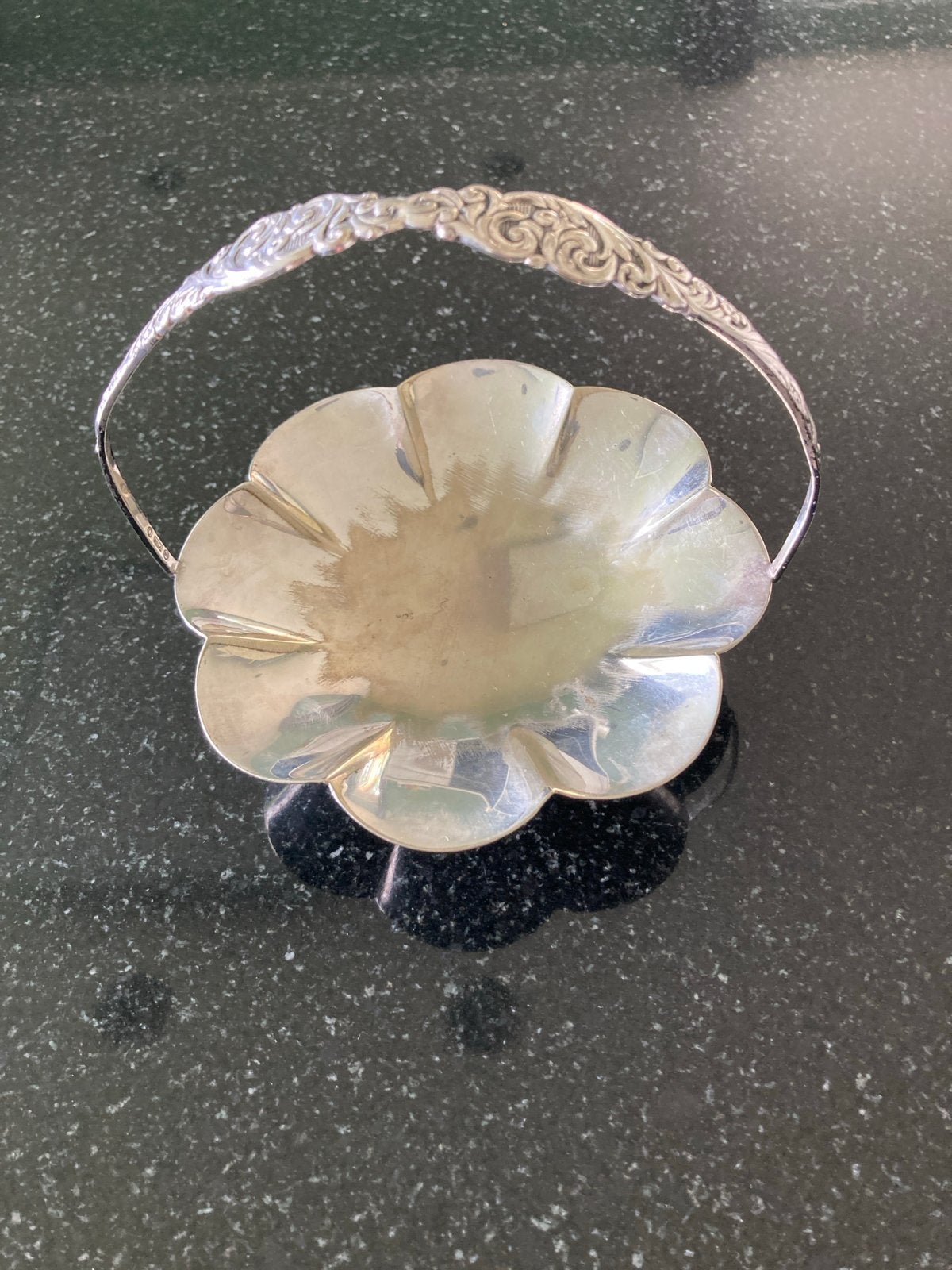 Vintage Sola 100 Verzilverde Bonbonschaal/Snoepschaal, Ophalen of Verzenden, Zilver