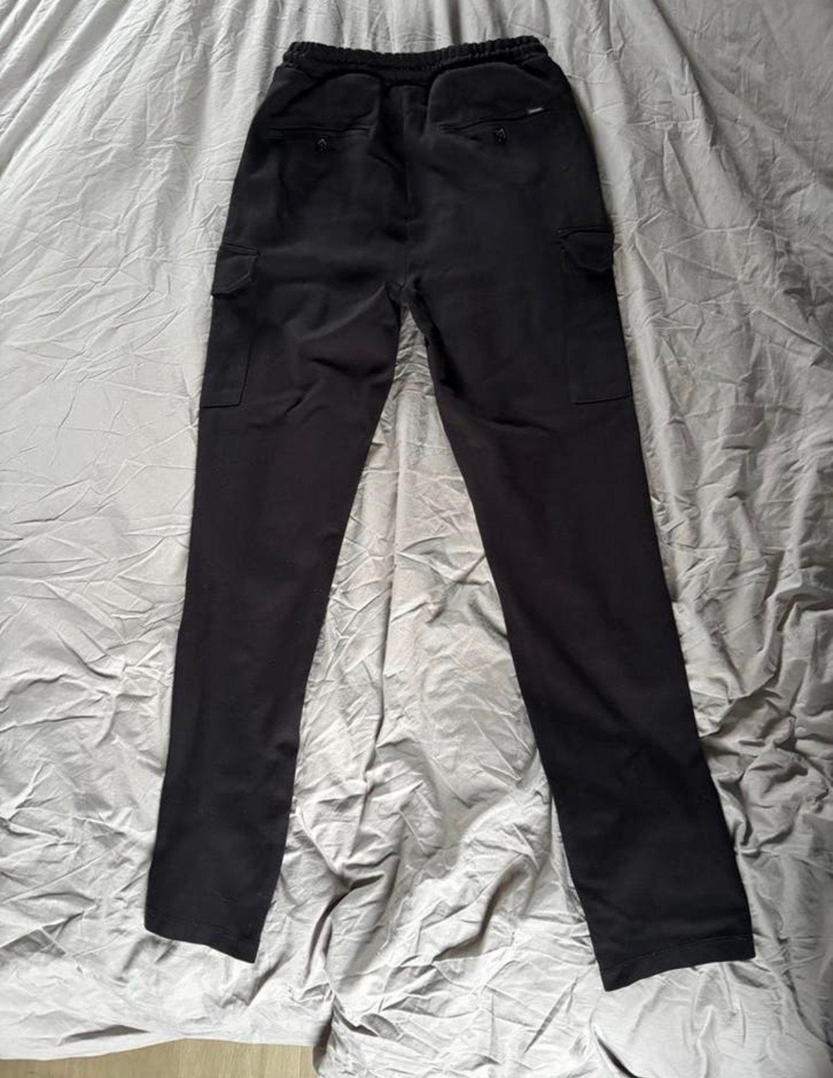 Zwarte Cargo Broek heren Maat S - Stangata (the Sting), Kleding | Heren, Ophalen of Verzenden, Zo goed als nieuw, Maat 46 (S) of kleiner