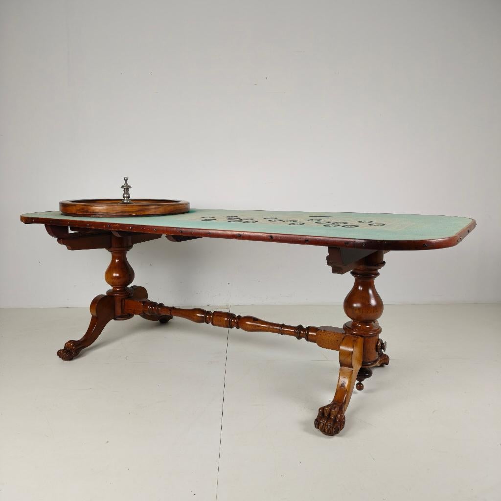 Antieke roulette tafel Mason & Co -Denver, Colorado,20e eeuw, Ophalen of Verzenden
