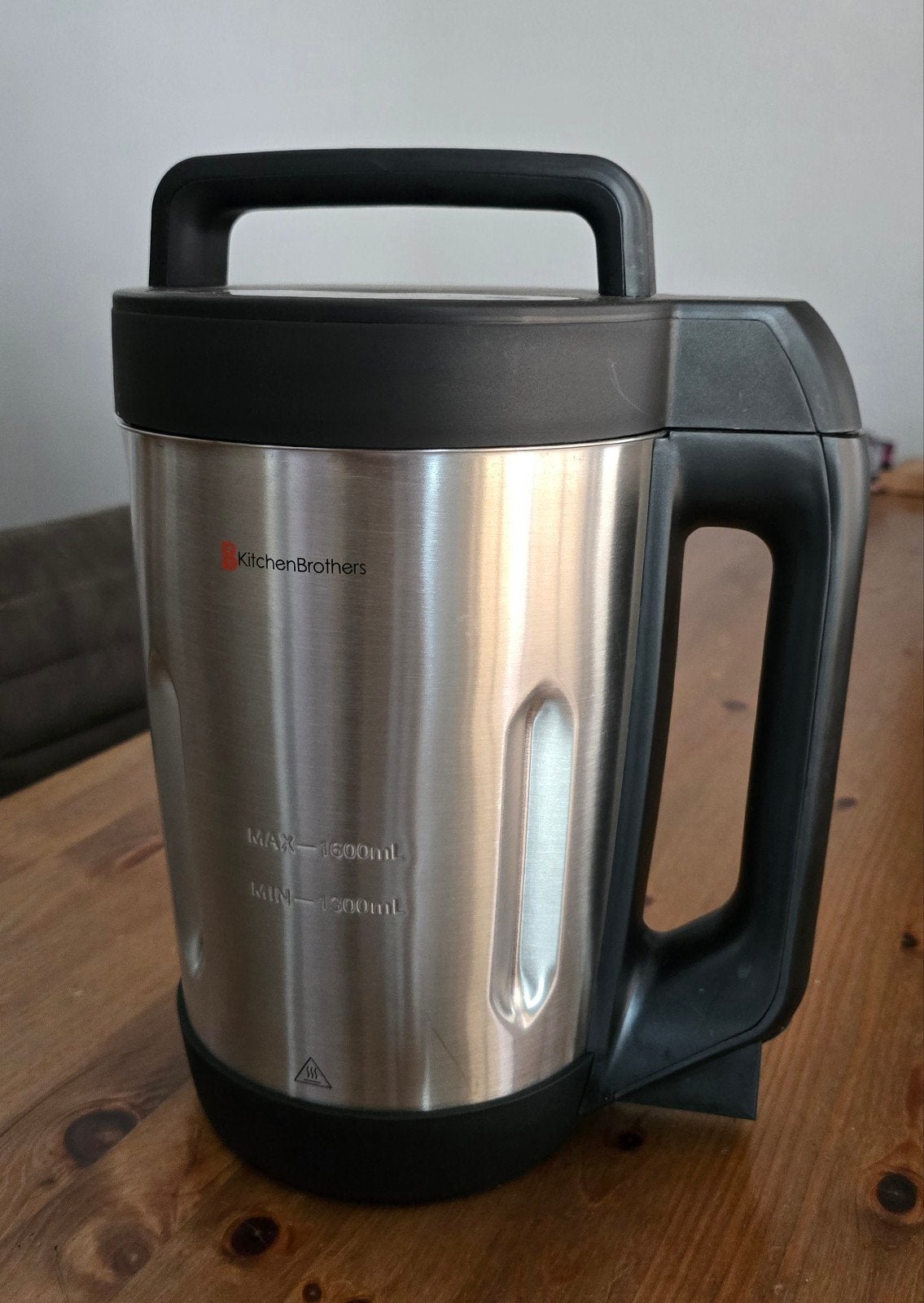 KitchenBrothers Soepmaker 1.6L - Zo goed als nieuw, Witgoed en Apparatuur, 1 tot 2 liter, Ophalen, Zo goed als nieuw, 3 snelheden of meer