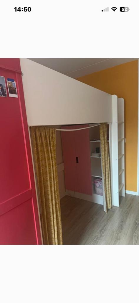 Hoogslaper Ikea Stuva gratis, Ophalen, Gebruikt, 90 cm, Eenpersoons