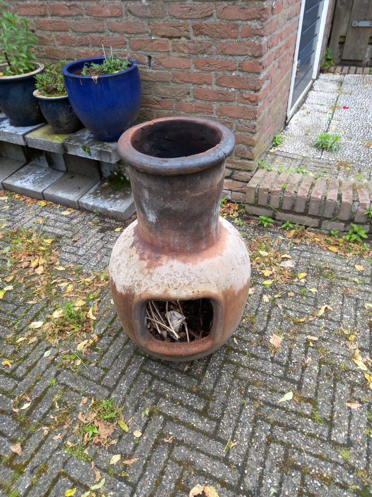 Terracotta Vuurton / Vuurkorf - Gebruikt, Ophalen, Gebruikt, Vuurton