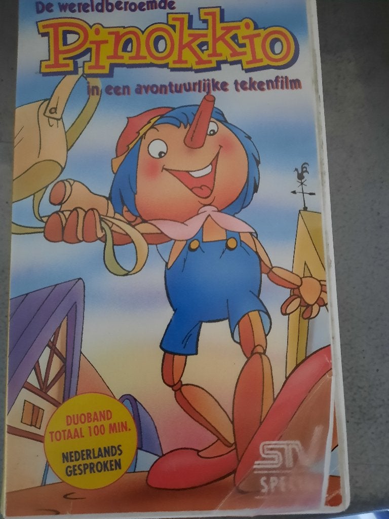 3 AVONTUREN VAN PINOKKIO! Mooie Tekenfilms Op Box-set VIDEO, Verzenden, Alle leeftijden, Overige typen, Zo goed als nieuw