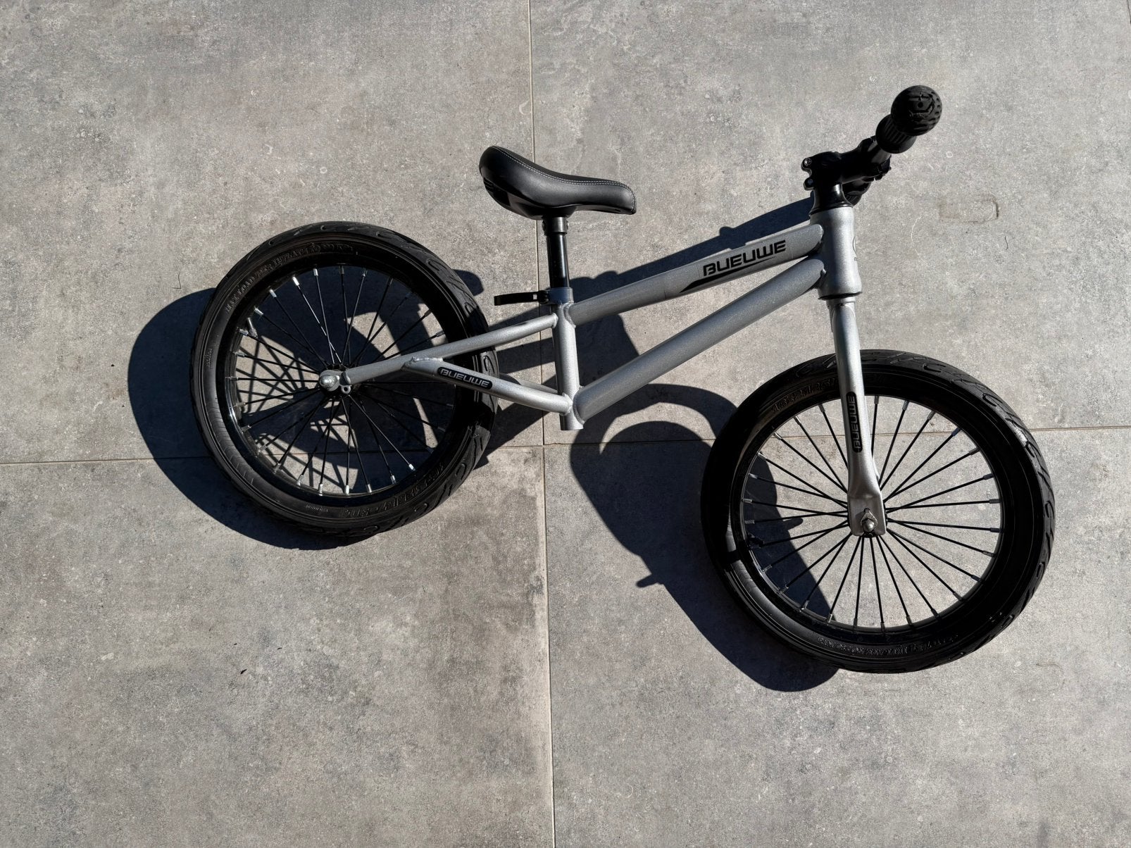 Loopfiets 16 inch, Fietsen en Brommers, Ophalen, 16 tot 20 inch, Staal, Stuur 360° draaibaar