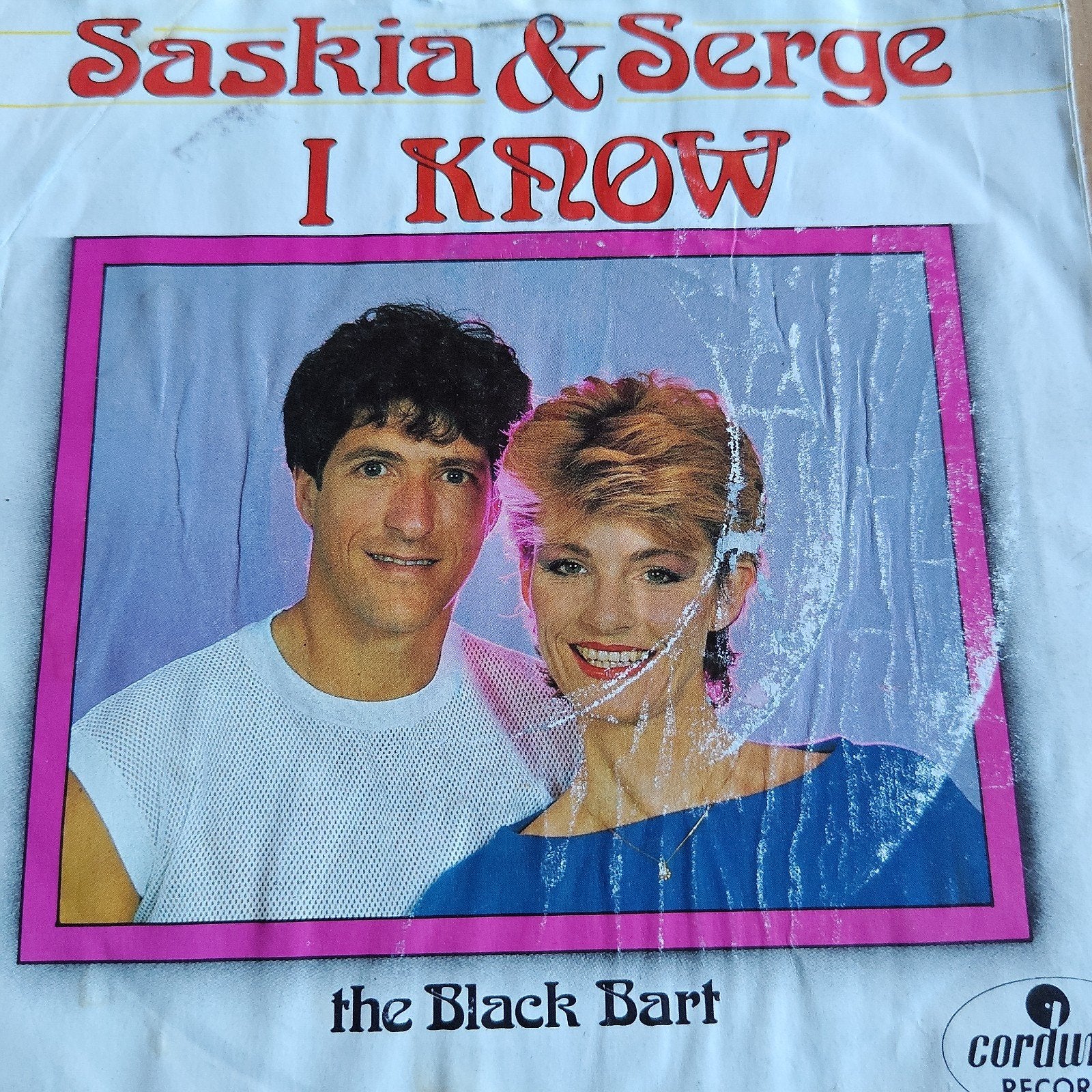 Saskia & Serge - I Know / The Black Bart (Vinyl Single), Gebruikt, 7 inch, Ophalen of Verzenden, EP