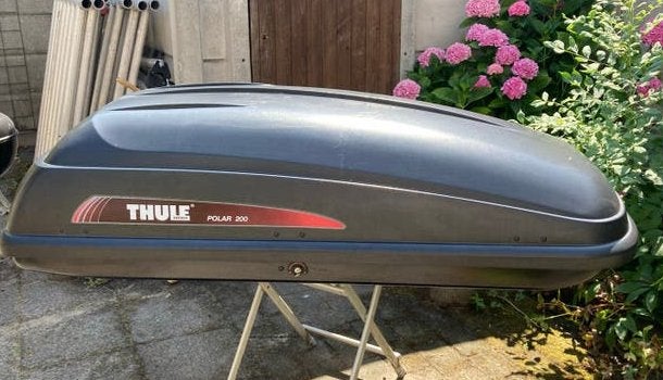Thule Polar 200 Dakkoffer met Thule Rapid System 757, Auto diversen, Dakkoffers, Ophalen, Gebruikt