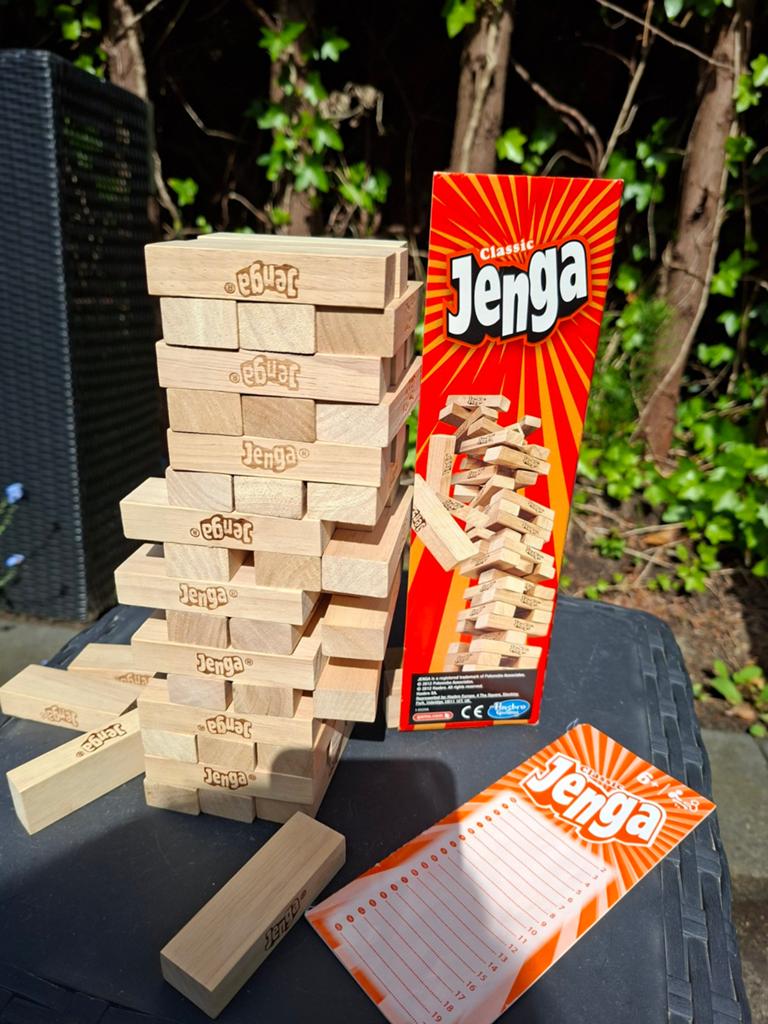 Jenga, Ophalen