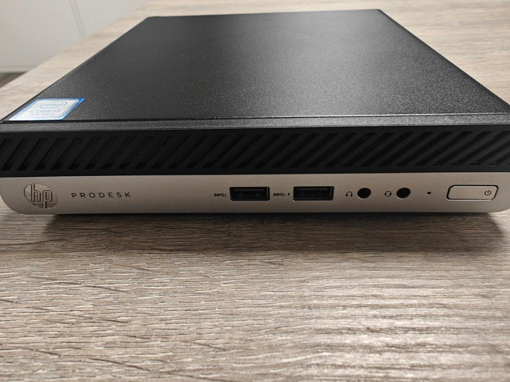 HP ProDesk 400 G5 Desktop Mini i3-9100T 8GB RAM 238GB SSD, Computers en Software, Desktop Pc's, Ophalen of Verzenden, Zo goed als nieuw