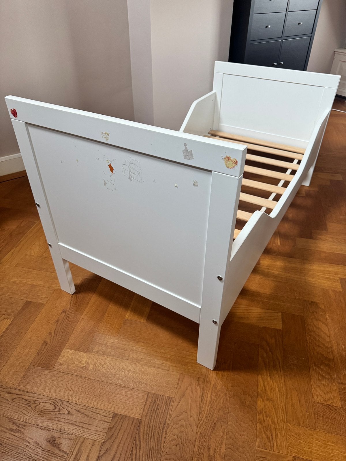 Kinderbed (merk Bopita), Kinderen en Baby's, Kinderkamer | Bedden, Ophalen, Gebruikt, 70 tot 85 cm, 140 tot 160 cm