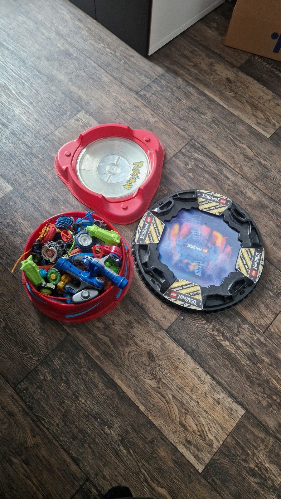 Grote partij Beyblade en Ninjago speelgoed, Ophalen of Verzenden, Gebruikt, Jongen