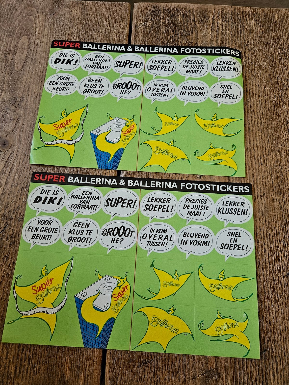 Super Ballerina & Ballerina Fotostickers, Ophalen of Verzenden, Zo goed als nieuw