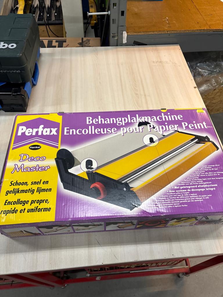 Gloednieuwe Perfax Behangplakmachine - Decoreer Eenvoudig!, Doe-het-zelf en Verbouw, Ophalen of Verzenden, Zo goed als nieuw, Overige typen