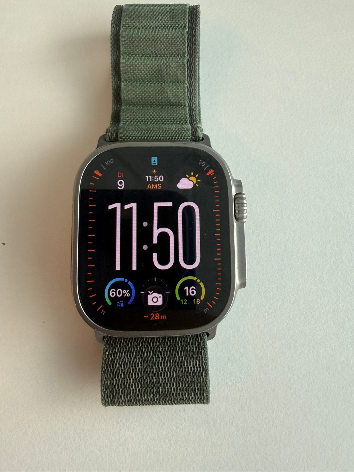 Apple Watch Ultra 1 - 88% batterij, Sieraden, Tassen en Uiterlijk, Smartwatches, Ophalen, IOS, Zo goed als nieuw, Waterdicht