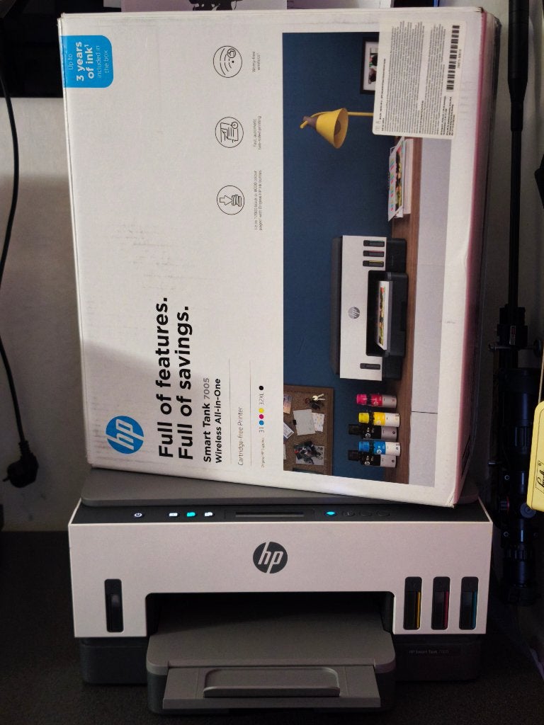 HP Smart Tank 7005 Printer, Ophalen, HP Hewlett Packard, Gebruikt, Mailen
