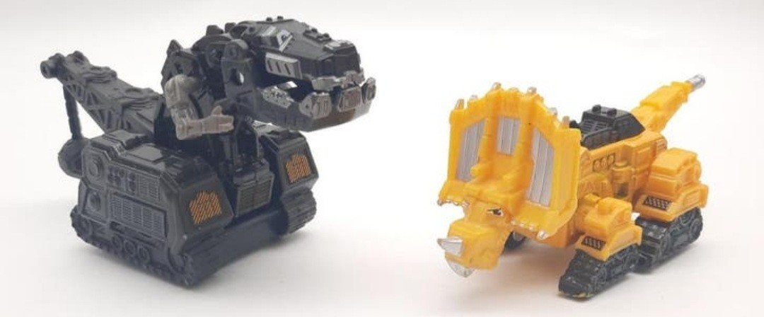 Dinotrux Shadow Tyrux & Dozer Mattel 2015 Diecast, Ophalen of Verzenden, Gebruikt