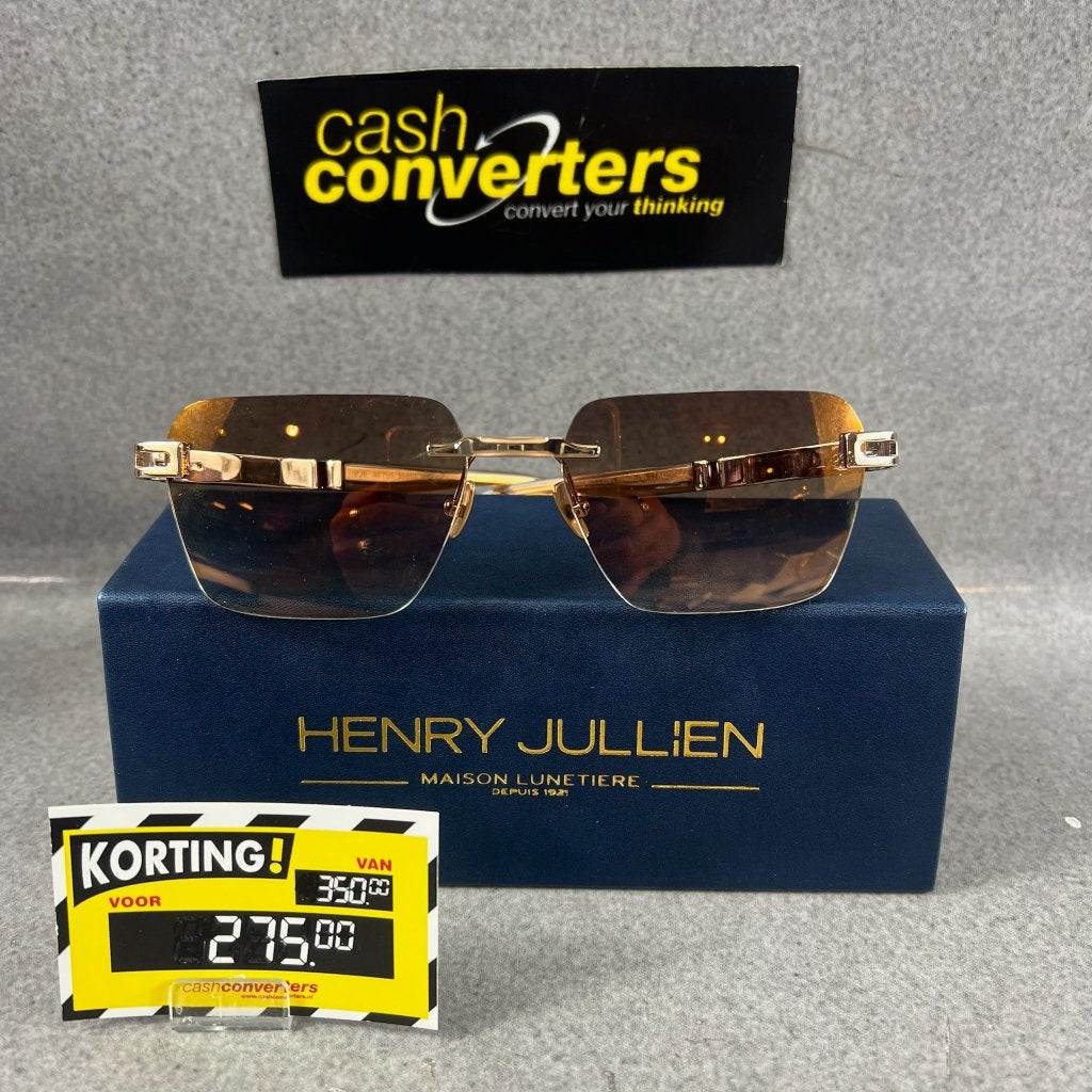 Zonnebril Henry Jullien | 808 XGT05 | in hoes | 402925, Overige merken, Gebruikt, Zonnebril, Bruin