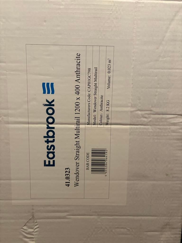 Eastbrook Wendover Multirail Radiator 120x40cm Antraciet, Ophalen, Radiator, Nieuw, Minder dan 60 cm